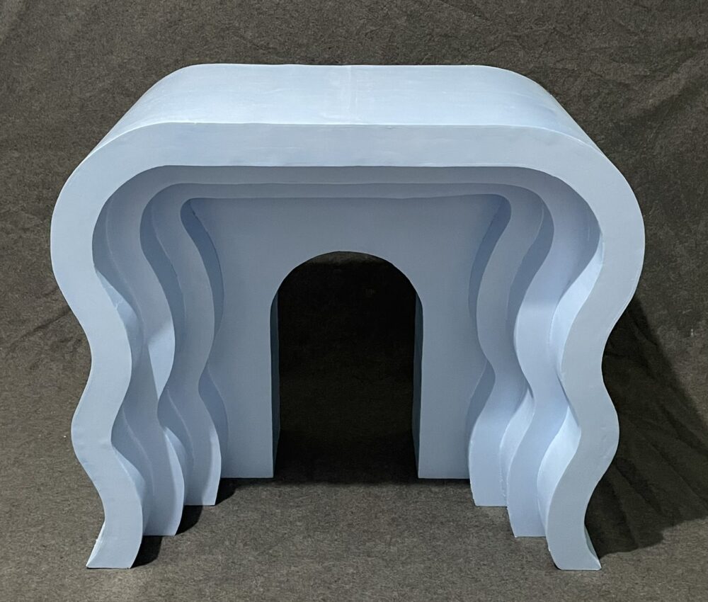 Mesa Orgânica 3D com Portal