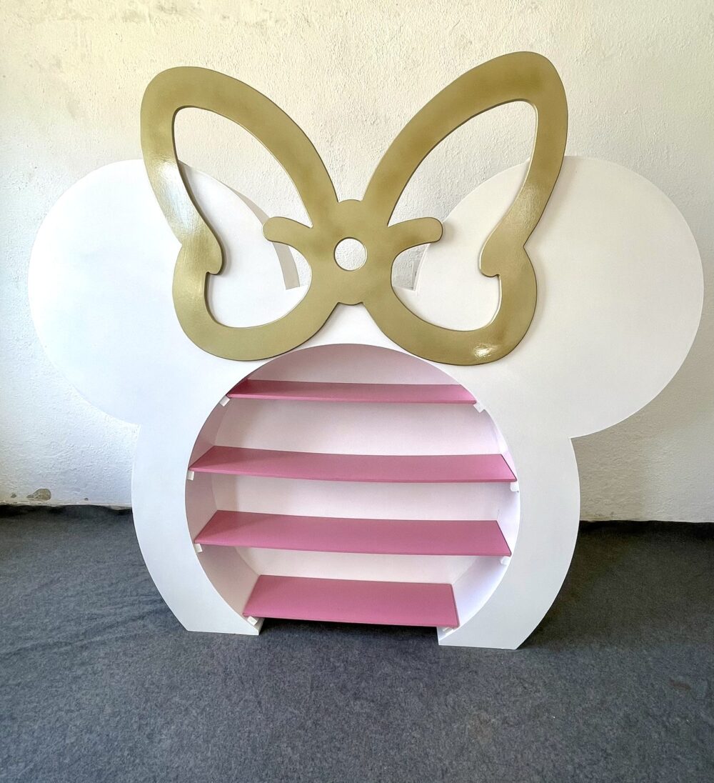 Painel Mickey Minnie com prateleiras